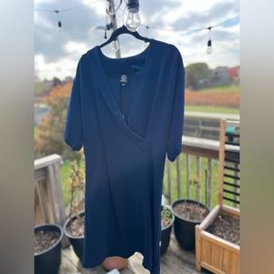 NWT Bobeau Faux Wrap Shift Dress